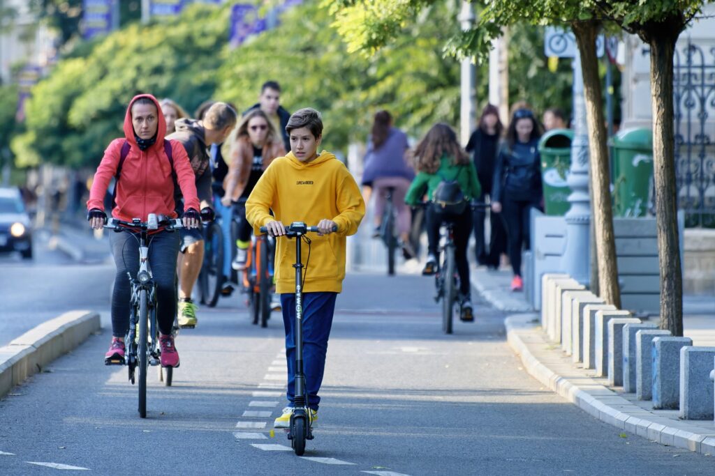 Hôtel Palym - écomobilité à Paris - piste cyclable